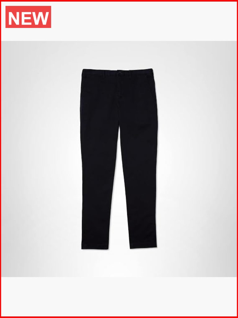 Slim Fit Chino Pant - Cotton Spandex Stretch - Flat Front - Straight Leg